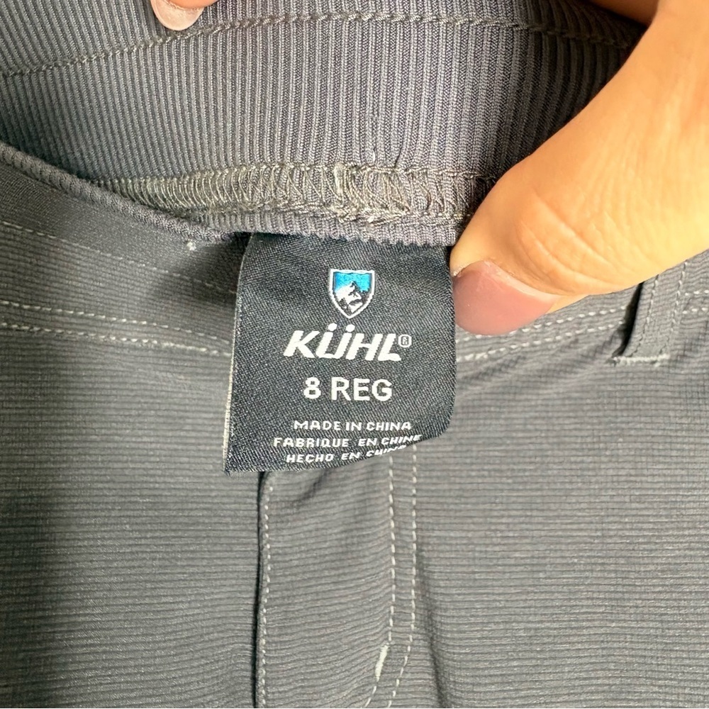 Kuhl Avengr Pant Carbon Charcoal Outdoor Hiking Stretch Avenger #6264 Size 8R - Picture 6 of 13